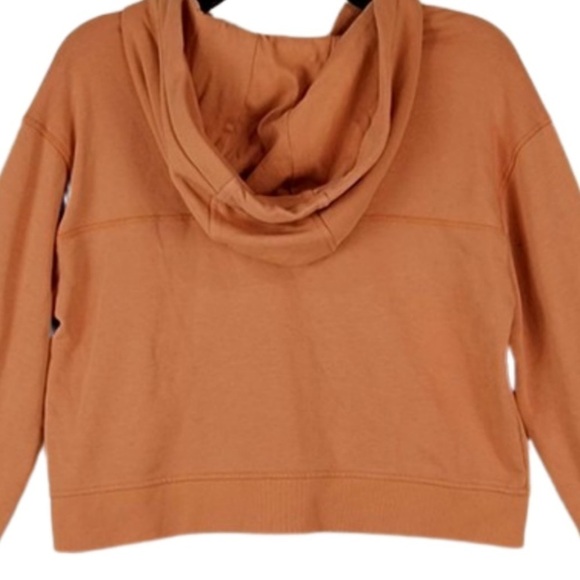 Bass Outdoor Women S Hibernate Half Zip Hoodie sweater Top Orange Size Medium - Picture 4 of 15